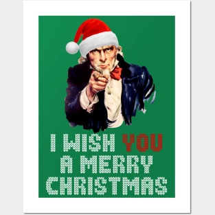 Uncle Sam I Wish You A Merry Christmas Posters and Art